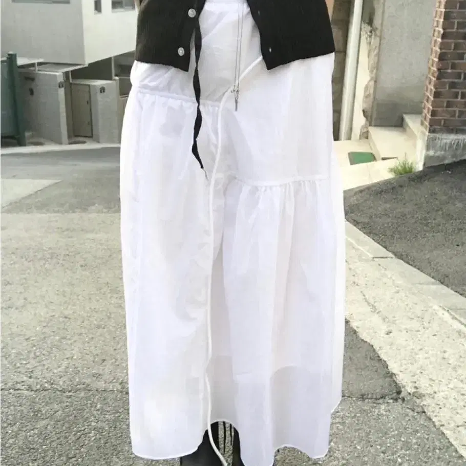 teufti 셔링 스커트 Shirring Skirt