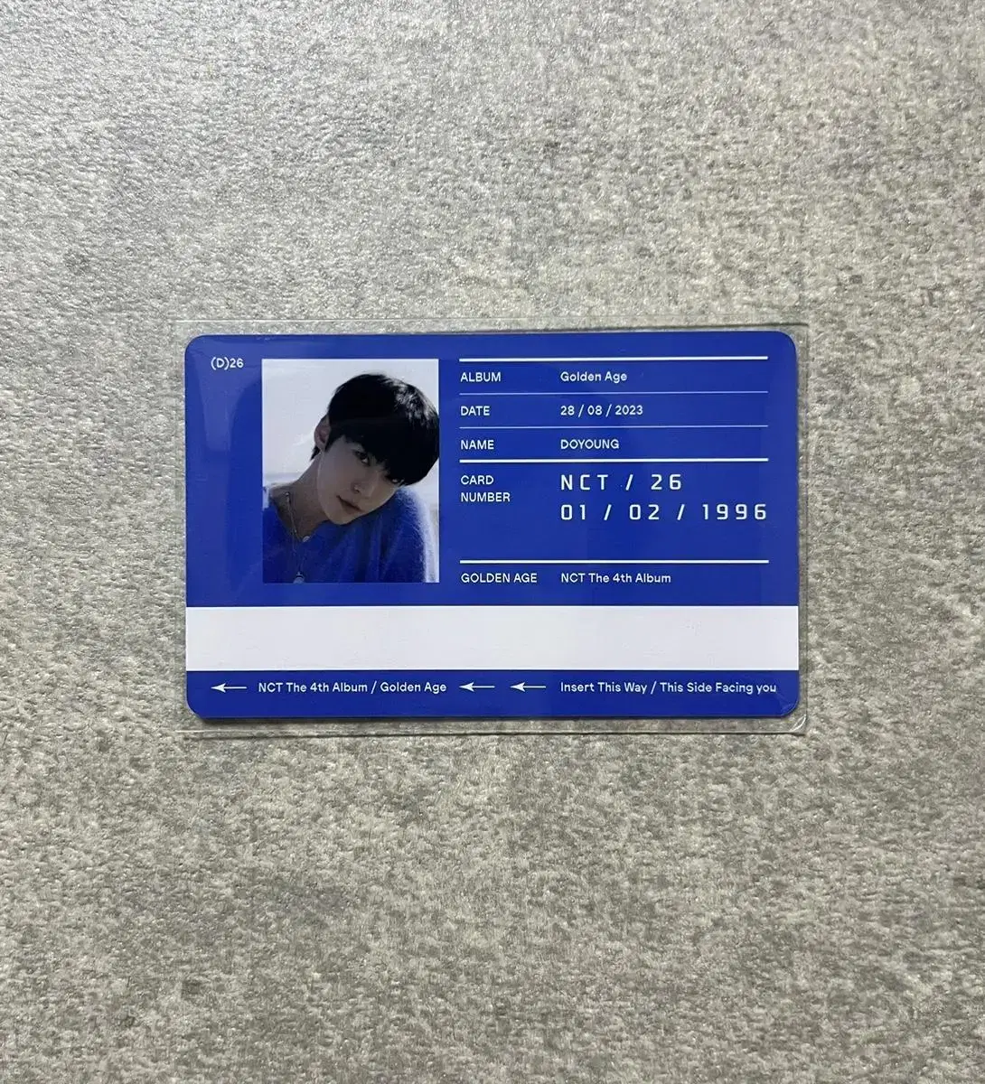 Golden E.JI Transportation Card Doyoung