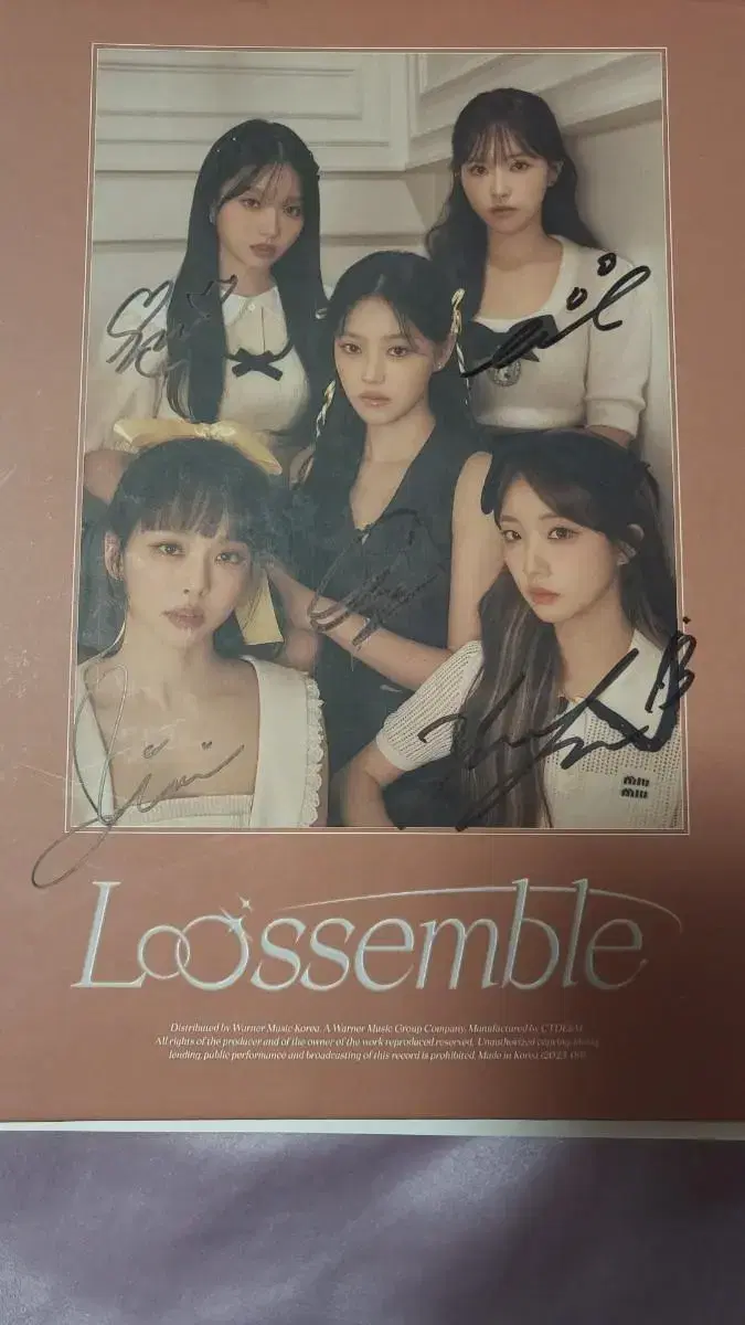 Loossemble(B.Mae)HandwrittenMessageSignedAlbum