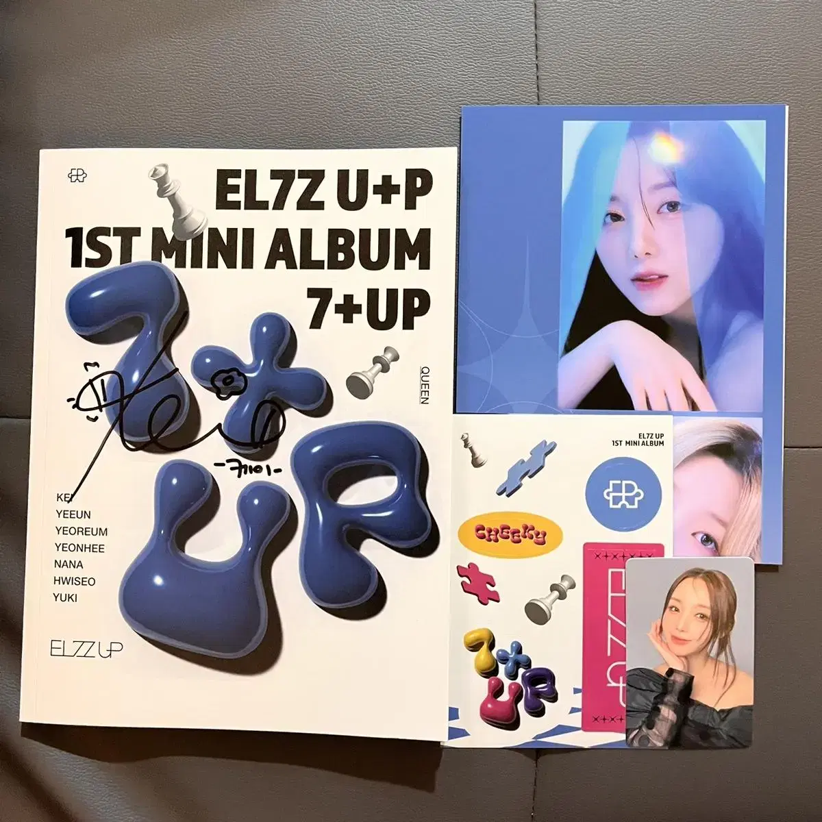 EL7Z UP 엘즈업 Kei 케이 친필 사인 씨디 CD