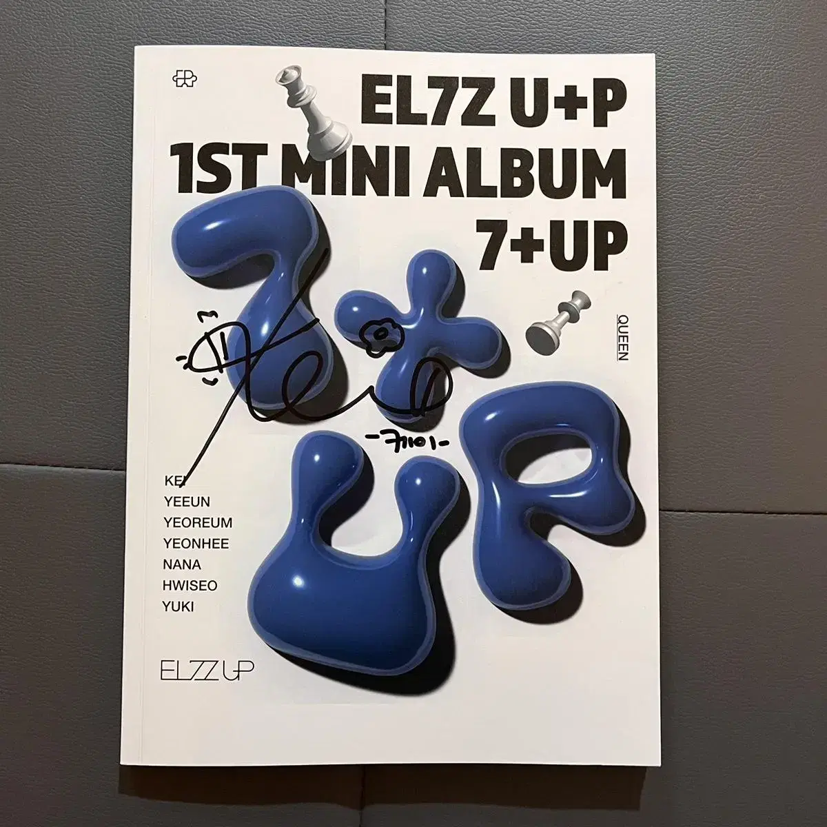 EL7Z UP 엘즈업 Kei 케이 친필 사인 씨디 CD