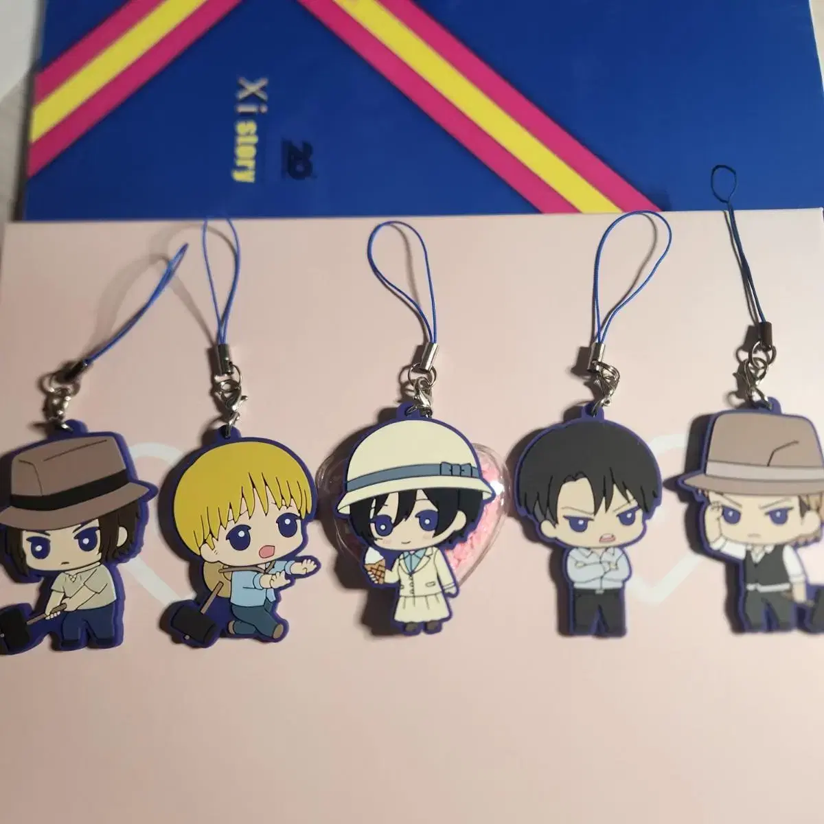 Attack on Titan keyring Figure Rubber Strap