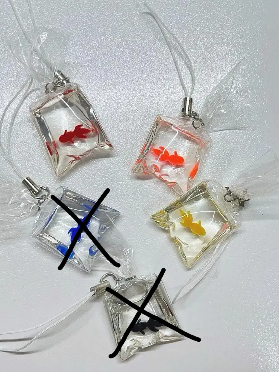 < 헤엄치는 물고기 > Beads keyring