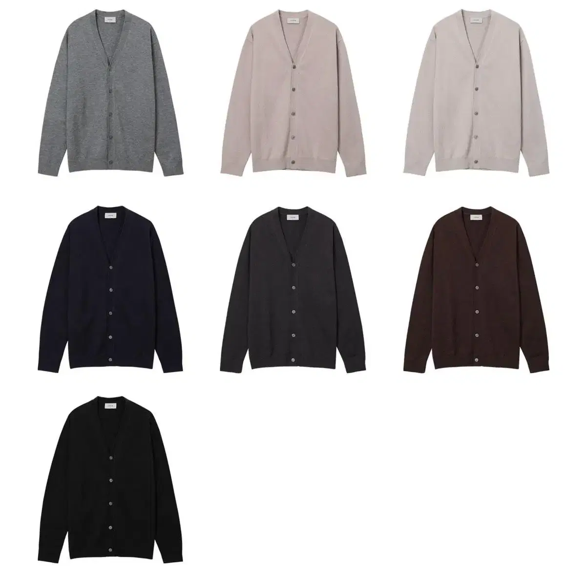 LOGAN Washable Planning Cardigan 7color