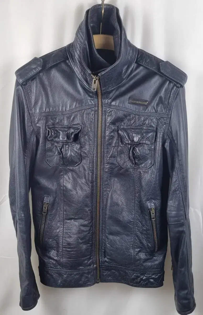 Superdry Leather Rider Jacket Size 100