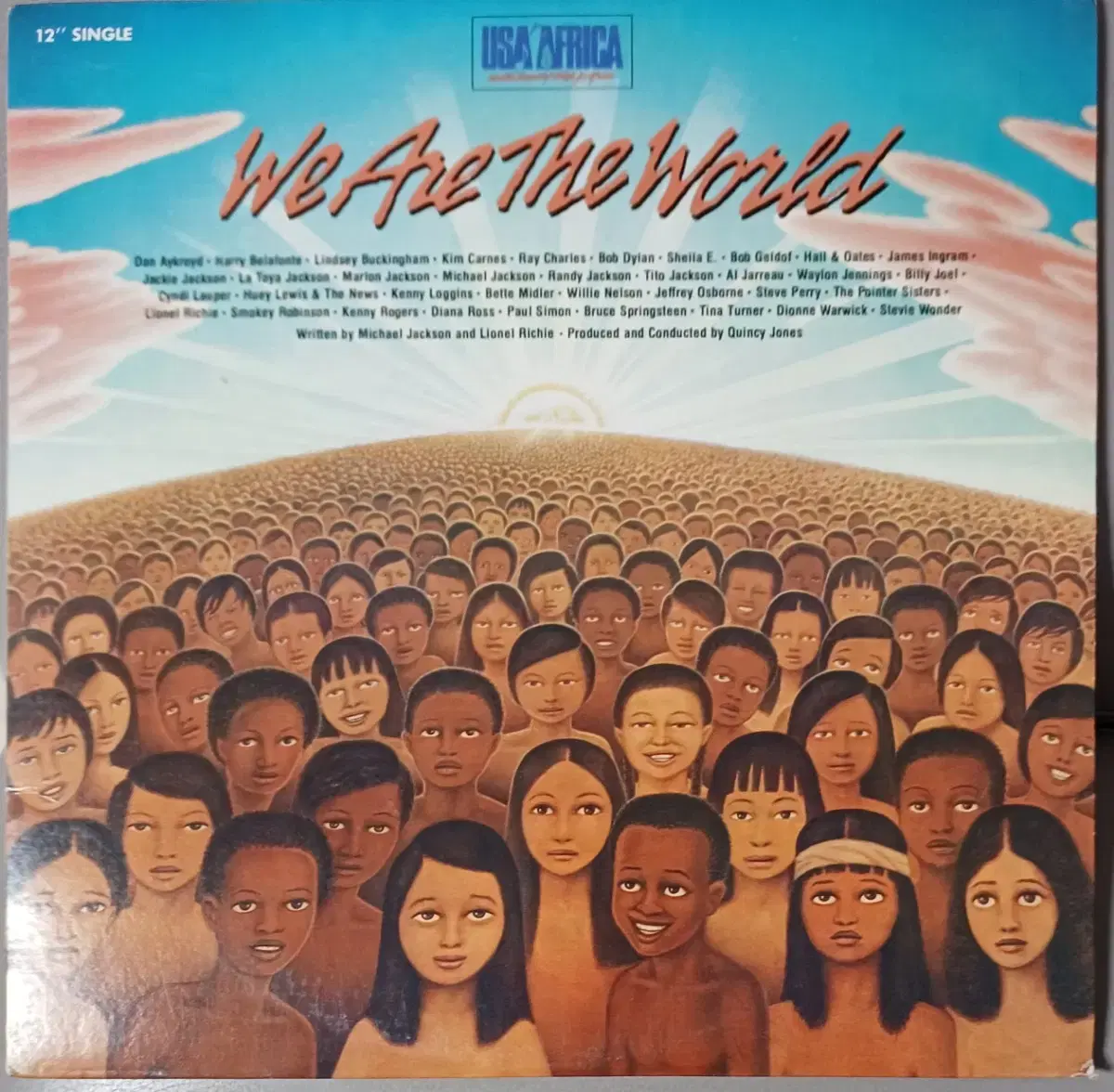 We Are The World LP 위아더월드LP 12"싱글 NM+