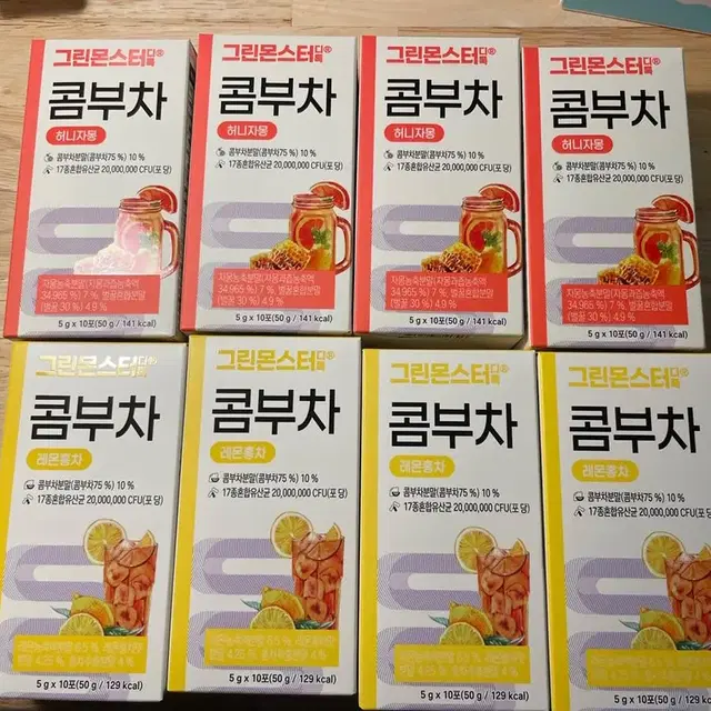 그린몬스터 콤부차 레몬홍차, 허니자몽