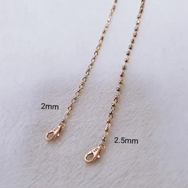 14k 신캔디 팔찌 2mm