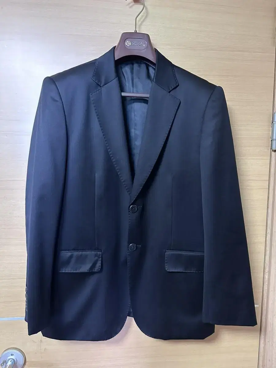 Embio Men's black suit top jacket