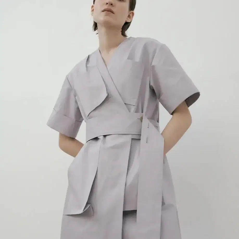 에핑글러 pocket robe jacket / cloudy gray