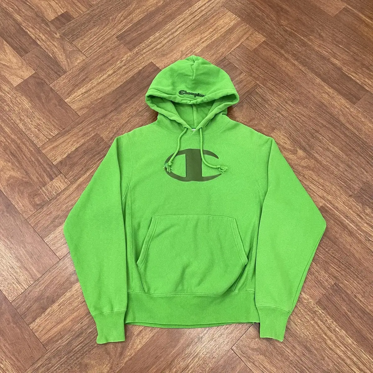 Champion Reverse Weave Big Logo Hoodie