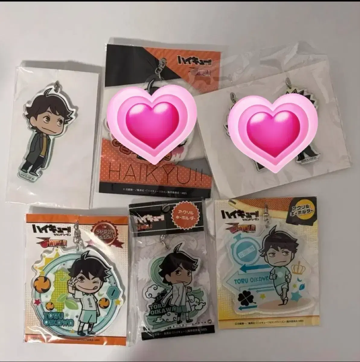 Haikyuu Oikawa Iwaizumi SD acrylic Keyring