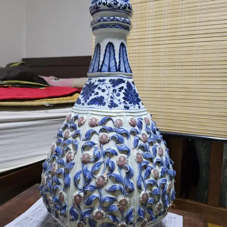 중국도자기(첩화팔각59cm)