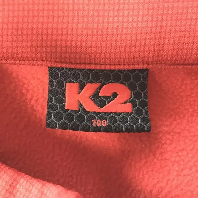 K2 긴팔 약기모 반집업 티셔츠 100