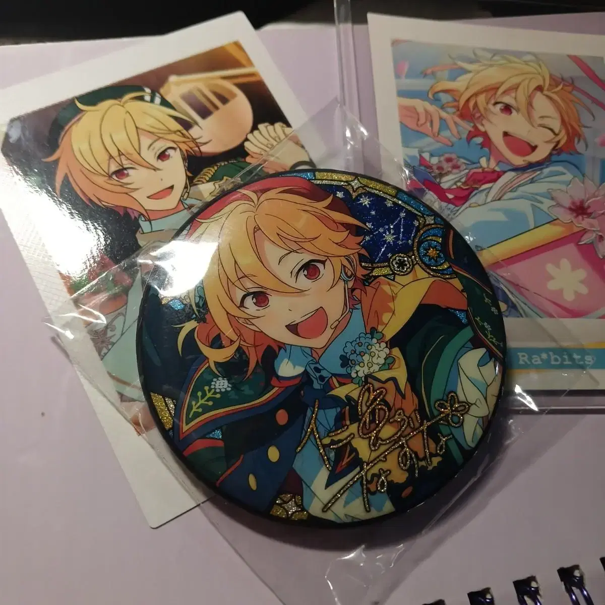 (Bulk Price) Nayeon Goods Star Trace Canvas Badge Pasha Ensemble Stars Ensemble Stars