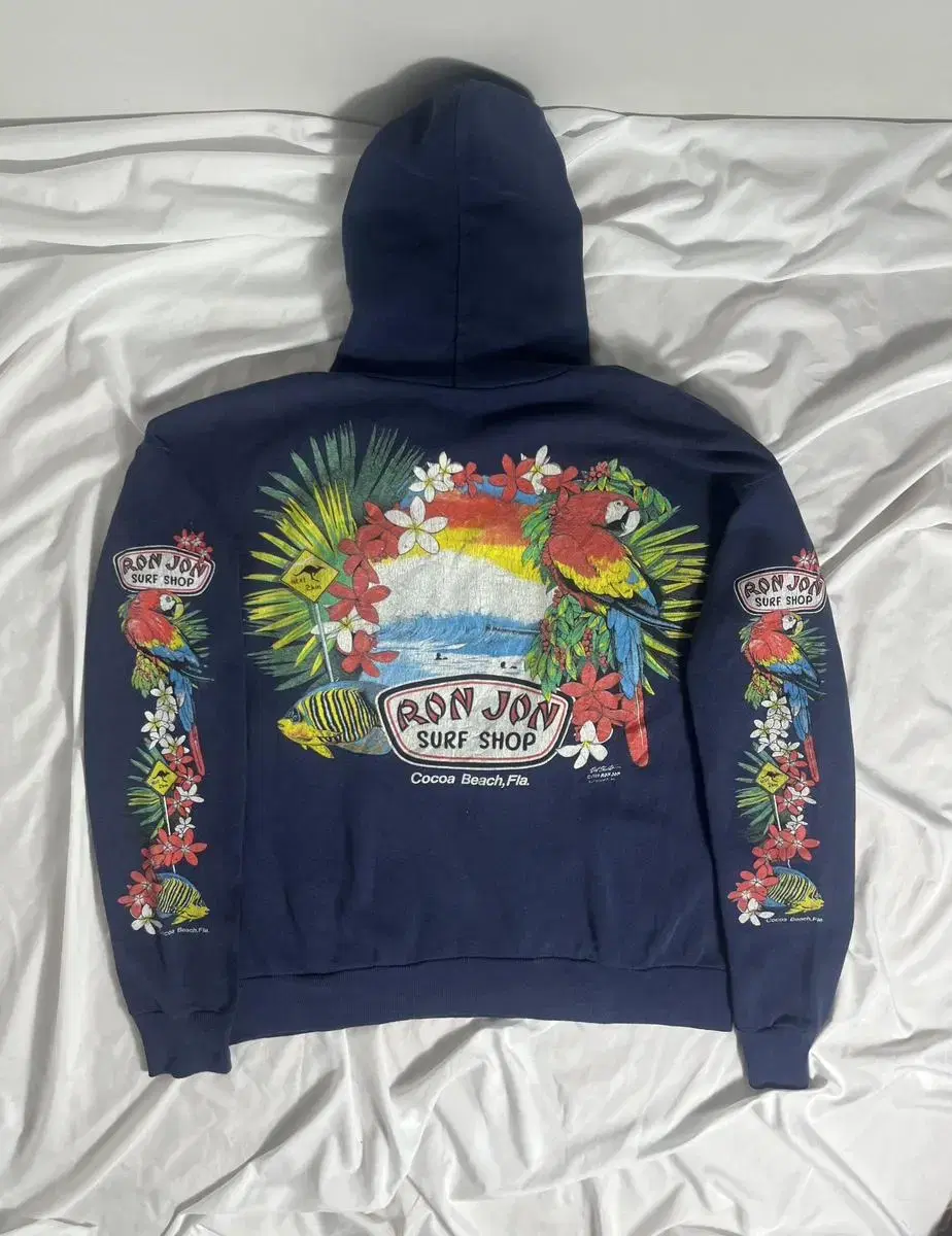 80s usa Hanes ron jon surf shop vintage hoodie