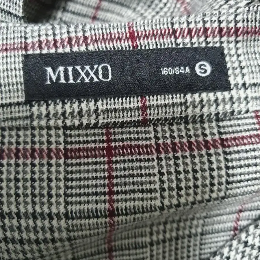 N3188 Mixxo 미쏘 체크 롱 원피스.셔츠.옆트임