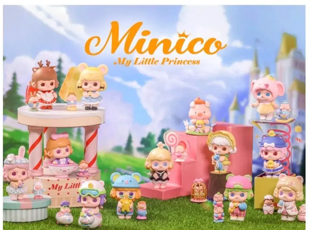 (12종세트)  팝마트 정품 Minico 마이 리틀 프린세스 시리즈