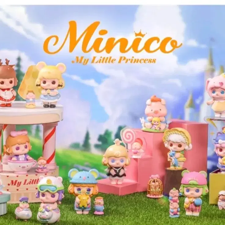 (12종세트)  팝마트 정품 Minico 마이 리틀 프린세스 시리즈