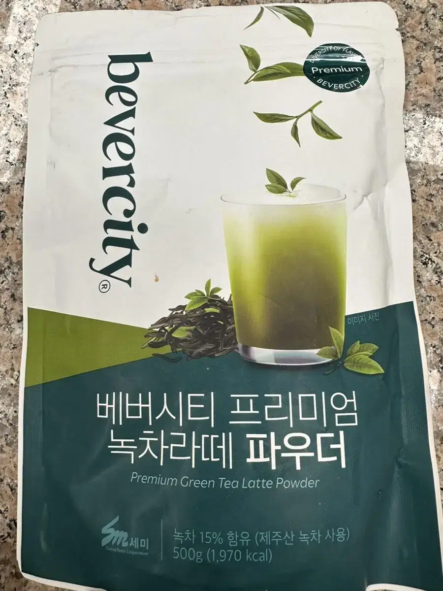 세미 프리미엄 녹차라떼 파우더 500g 미개봉