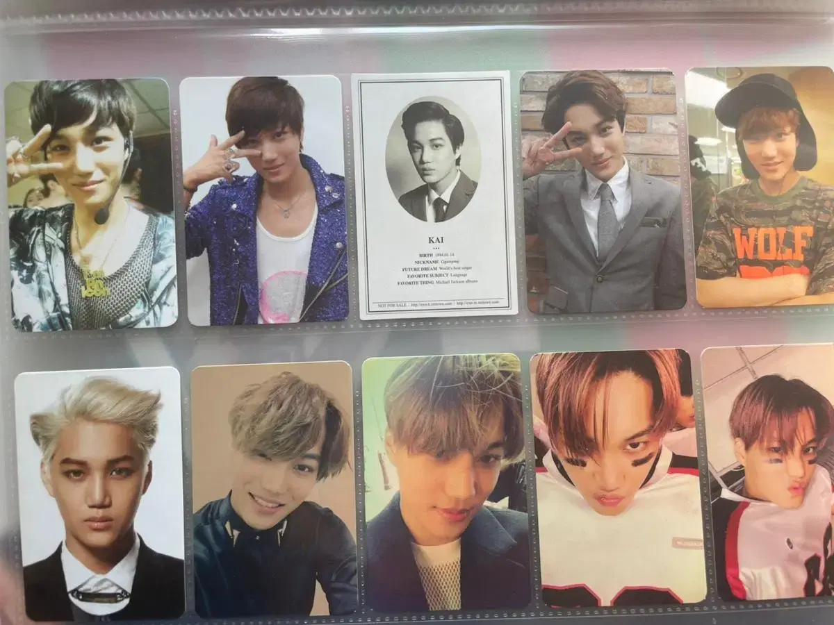 Exo kai baekhyun photocard sells