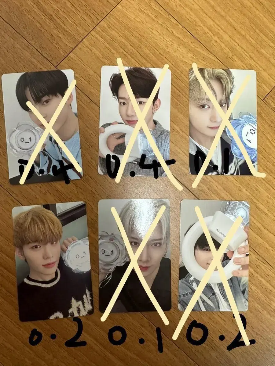 Zerobaseone zb1 Official Lightstick Photocard WTS