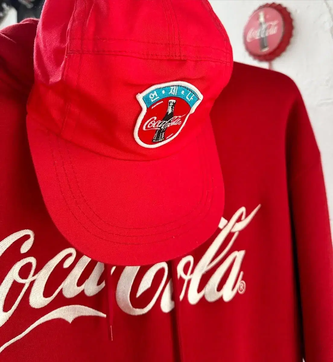 코카콜라 후드 coca cola hoodie