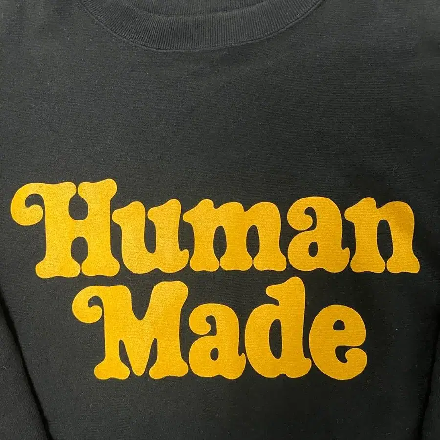 휴먼메이드 베르디 Humanmade Verdy 맨투맨 블랙 XXL