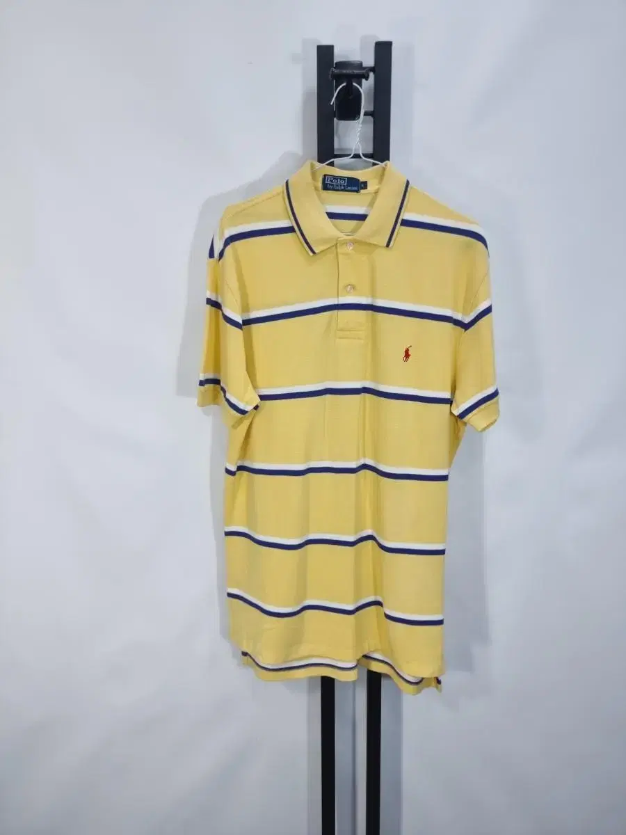 Polo Short Sleeve Karati Stripe Yel L