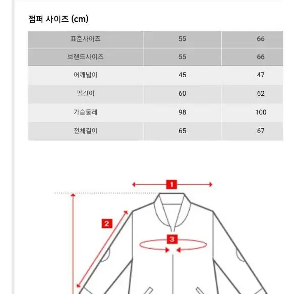 ENC경량 니트 숏다운 점퍼 55사이즈