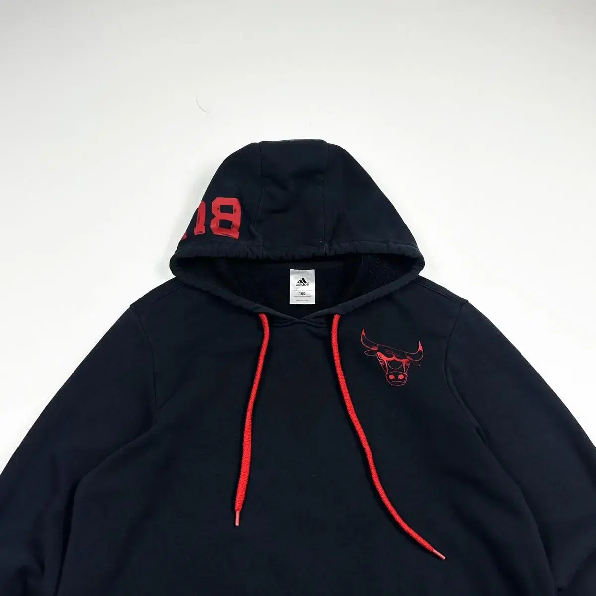 Adidas Chicago Bulls Black Hoodie (L)