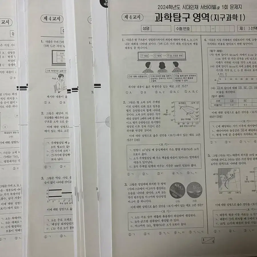 2024 시대인재 서바알파 모의고사 지1