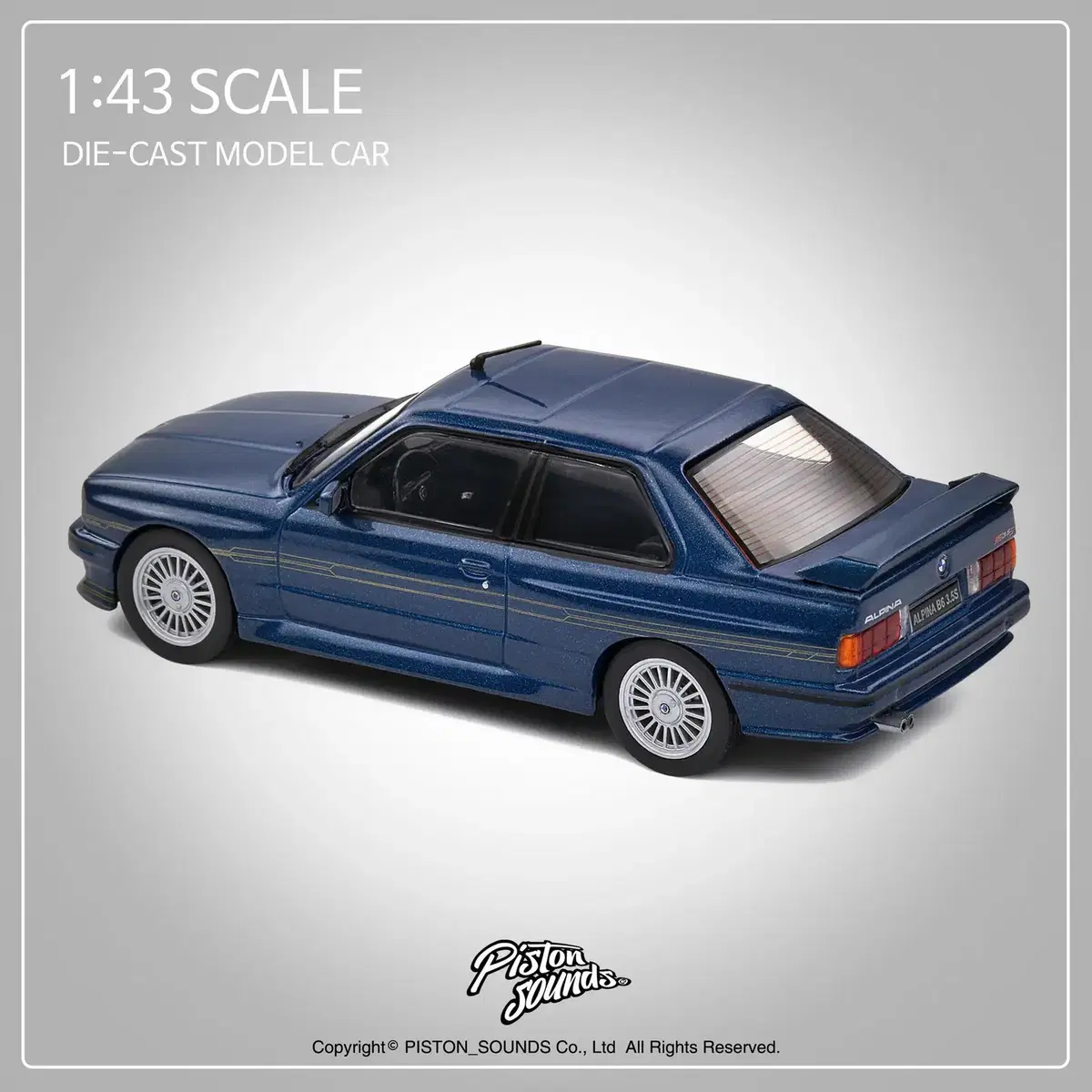 1:43스케일 BMW E30 ALPINA 알피나 b6 다이캐스트 올드카