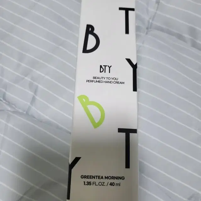 BTY 퍼퓸드 핸드크림 그린티 모닝 40ml