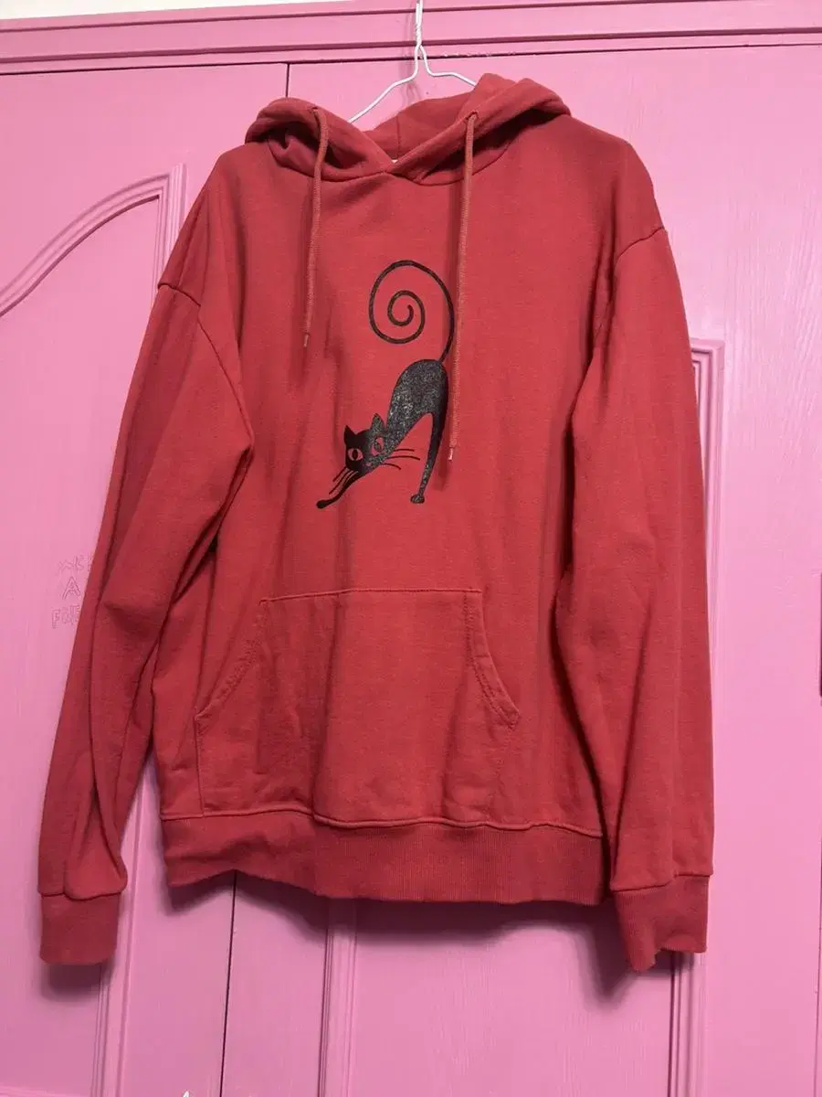 Cat Print Hoodie