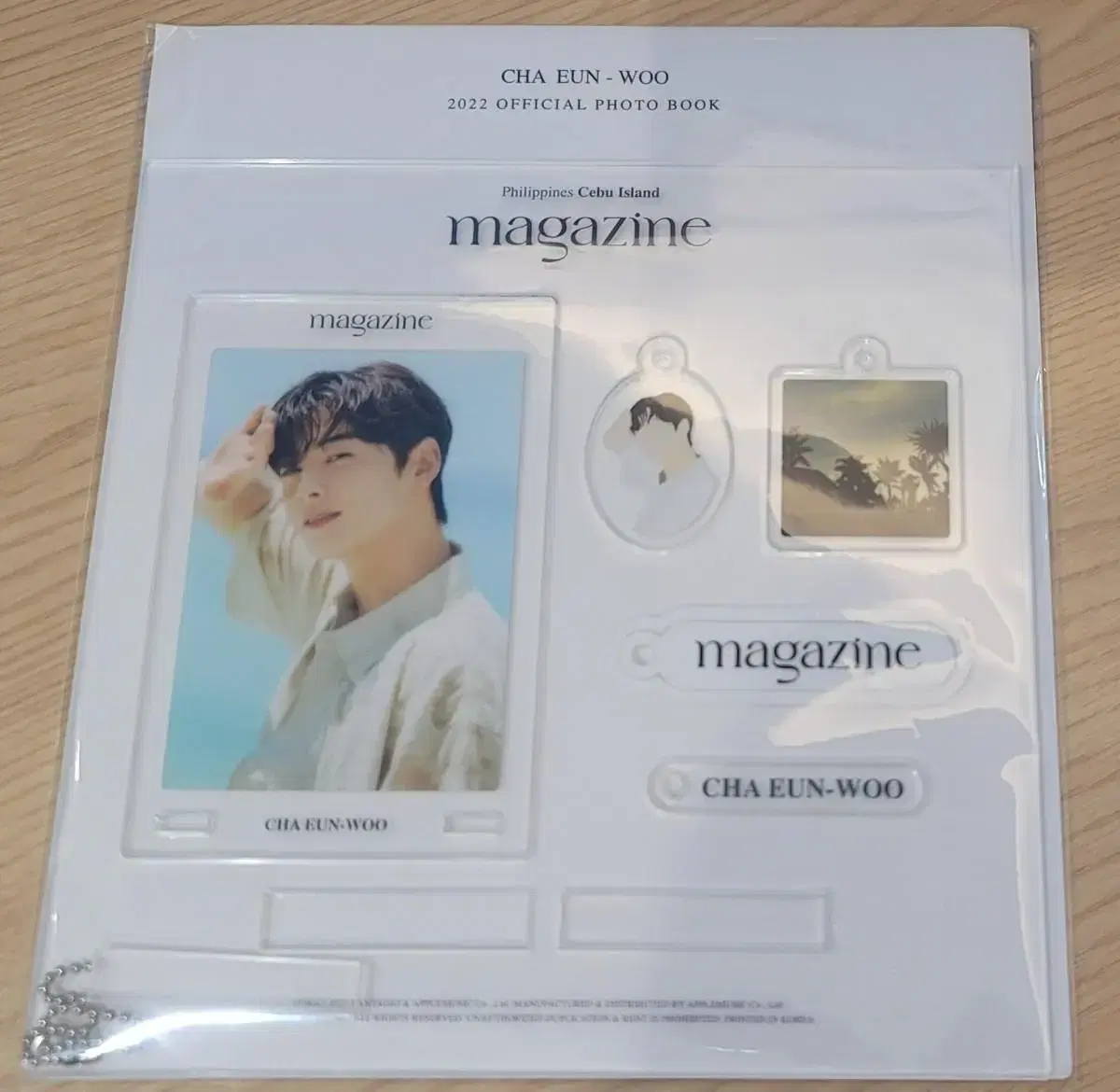 Astro cha eunwoo photobook Magazine MD Acrylic Kit