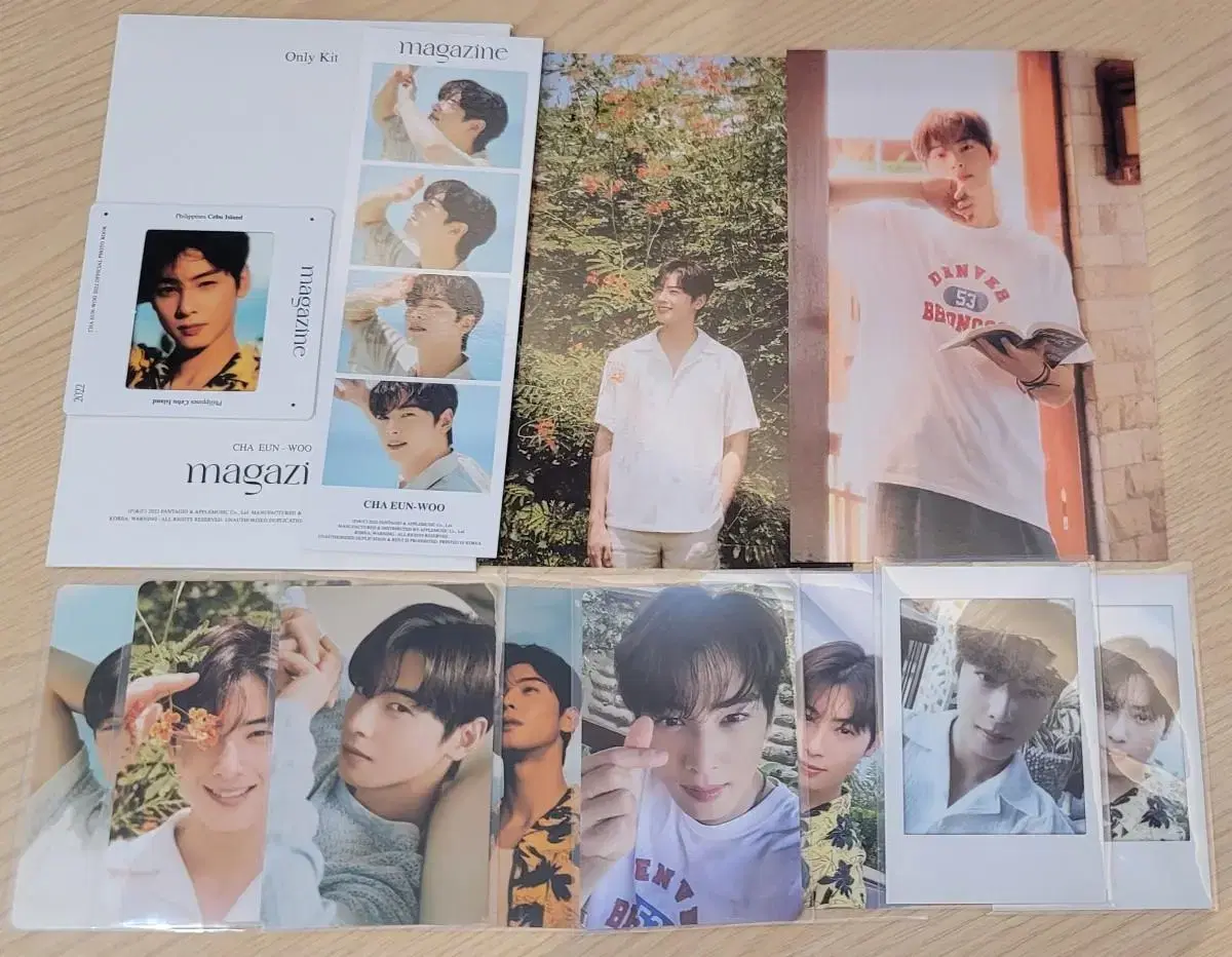 Astro cha eunwoo photobook Magazine MD Onda Kit