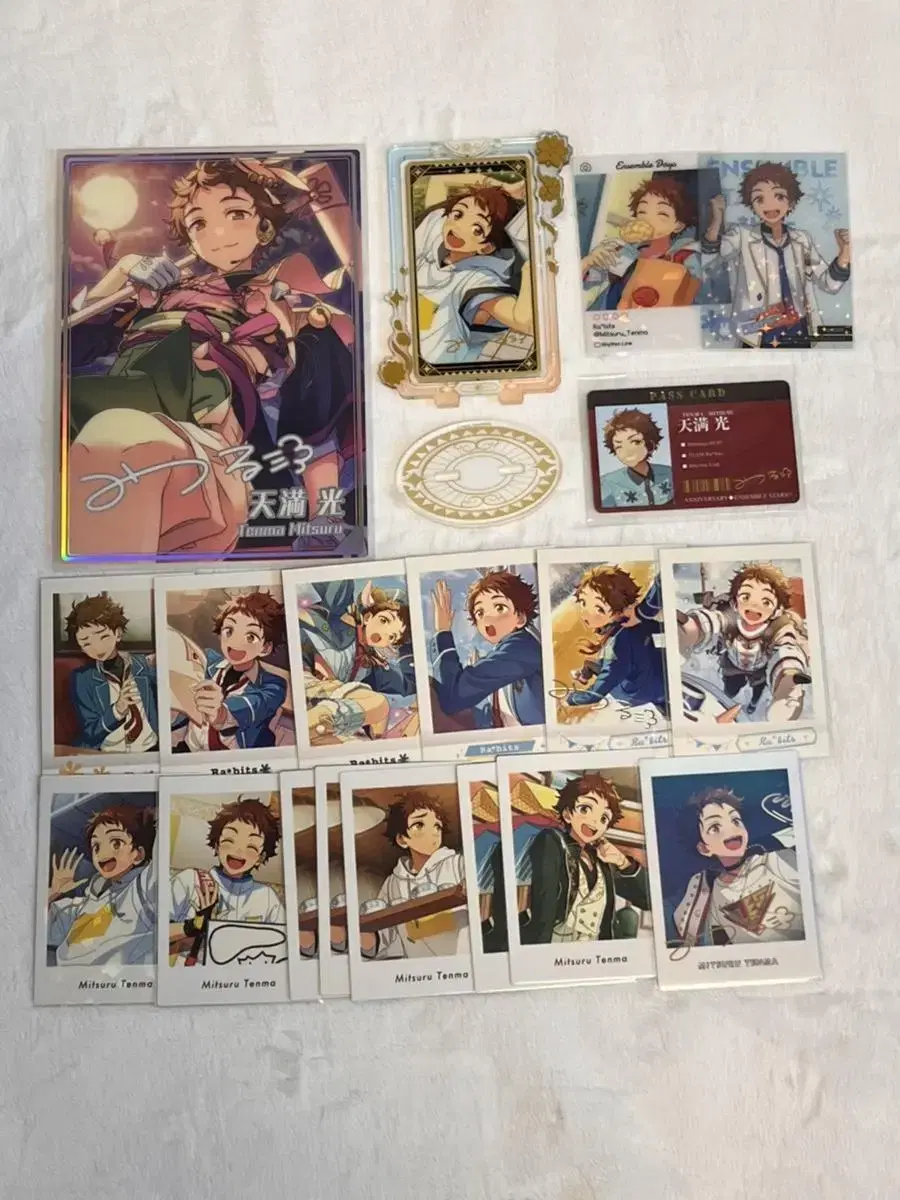 Ensemble Stars Anstar Mitsuru Rare Pasha Portrait Rotating Acrylic Passport Emoka