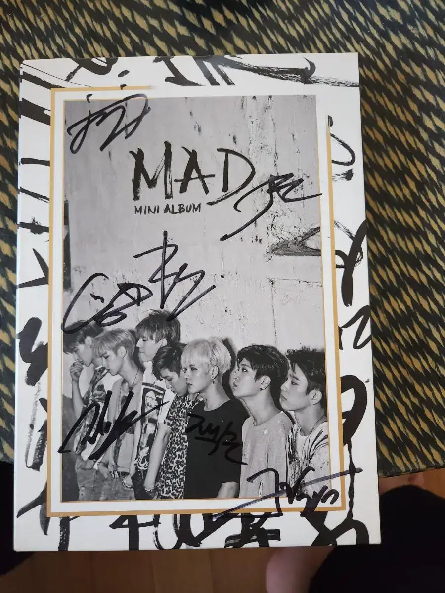 Got 7 group autographed album not for sale