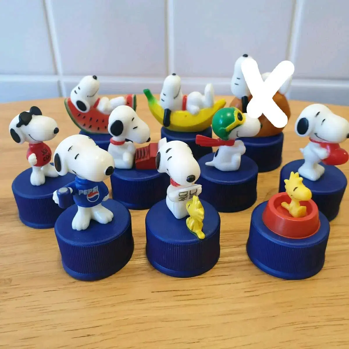 Snoopy Bottle Cap Snoopy Pepsi Woodstock Snoopy Figurine