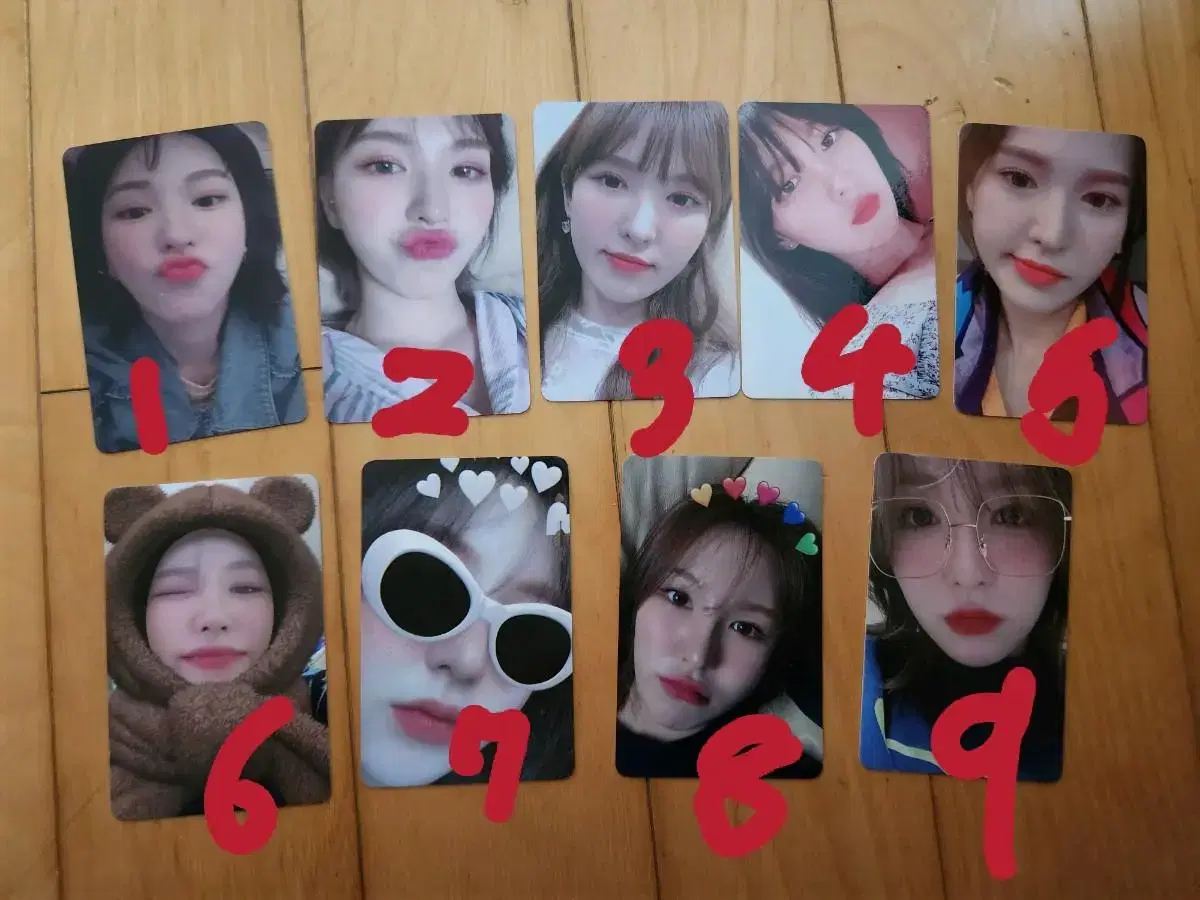 I sell red velvet wanletters wendy deer u photocard 