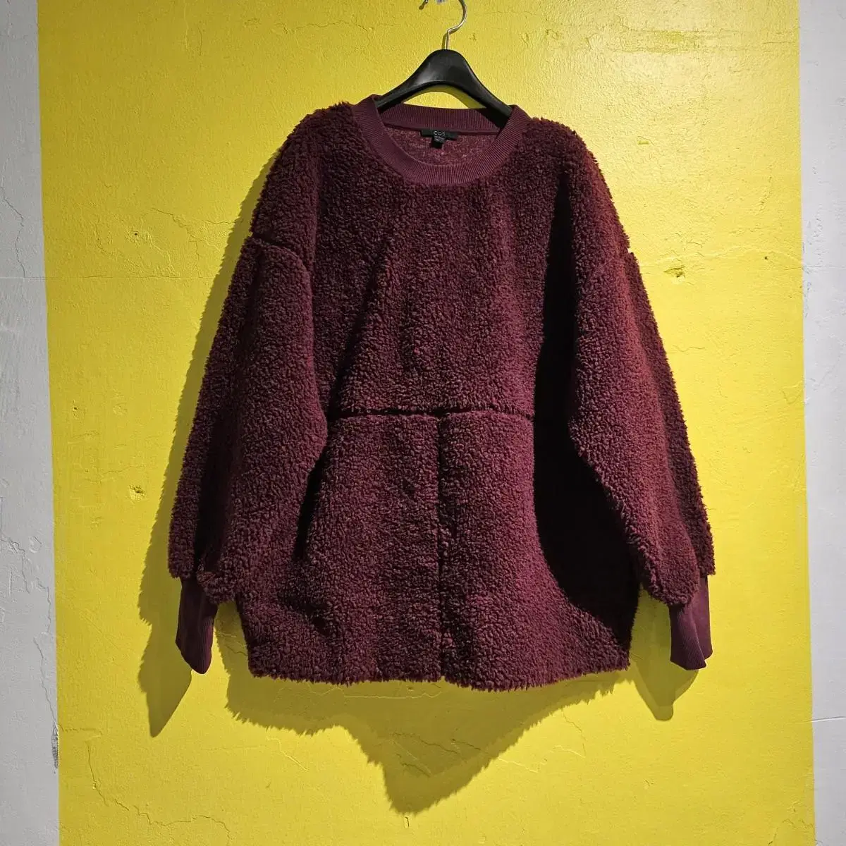 COS + Oversized Teddy Fleece Wool-Mix Sweatshirt