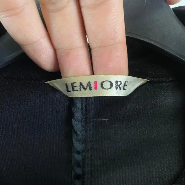 빈티지 LEMIORE 코튼 벨루어 집업 자켓