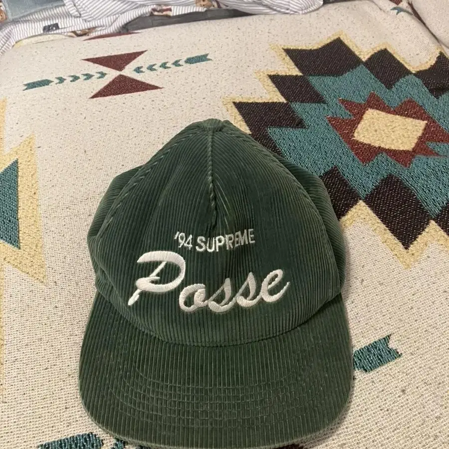 빈티지 슈프림 코듀로이 볼캡 posse 94 hat