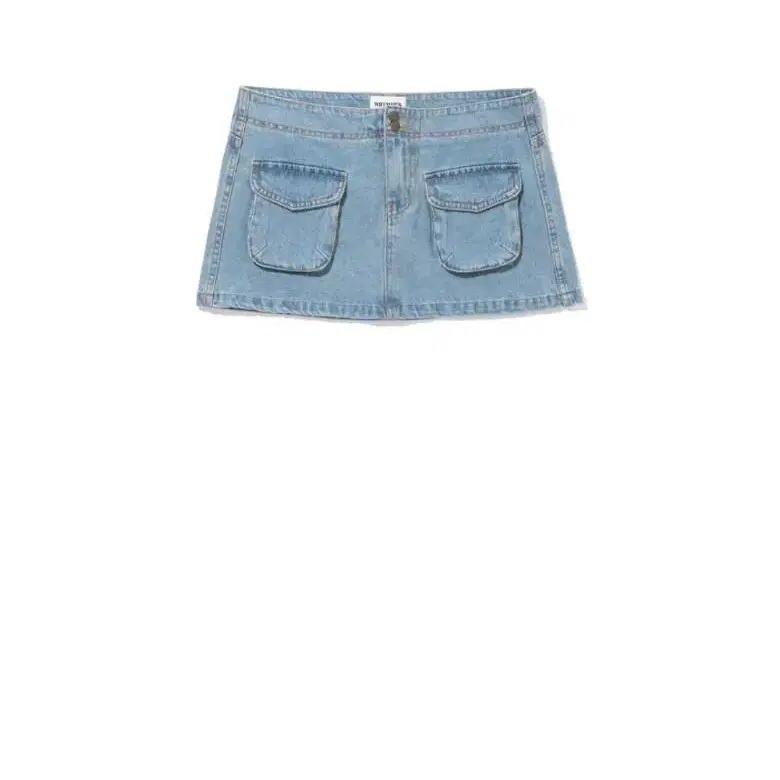 와이낫어스 why not us pocket denim mini skirt