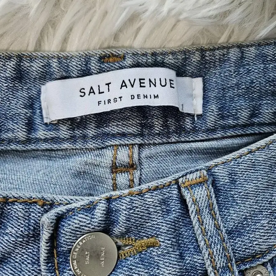 솔트애비뉴 salt avenue 크롭 데님 팬츠 청바지 M 28