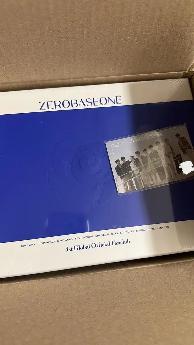 ZEROBASEONE Zeros Official 1st Fan Club kit wts