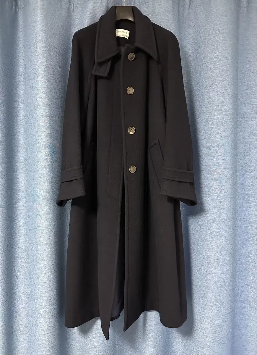 (AMOMENTO)RAGLAN COAT (NAVY)