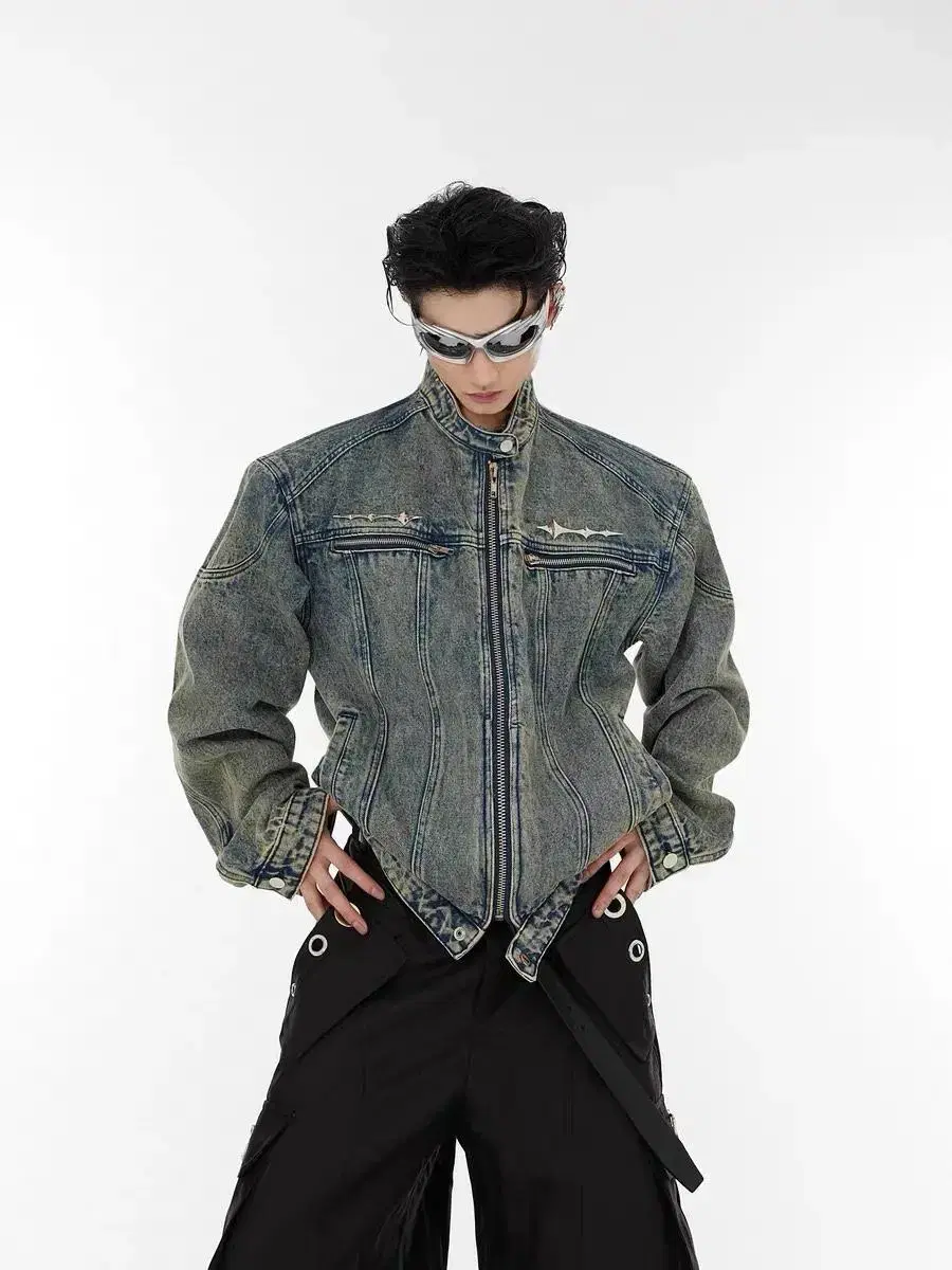 Washed Denim Jeans Jacket