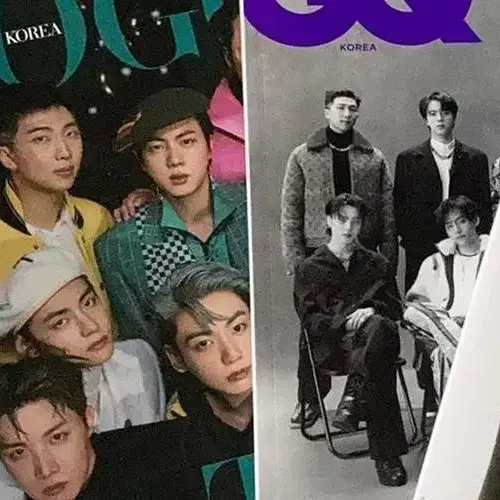 일괄) 방탄 잡지 보그 지큐 잡지 GQ 화보 방탄소년단 인터뷰 정국 지민